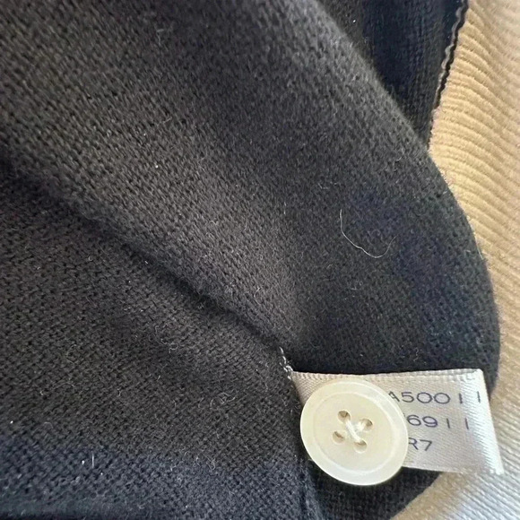 Bass Cream and Black Stripe Cardigan - Picture 5 of 6